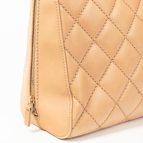 Chanel Wild Stitch Sand CC Quilted Leather Tote - Picture 9 of 14